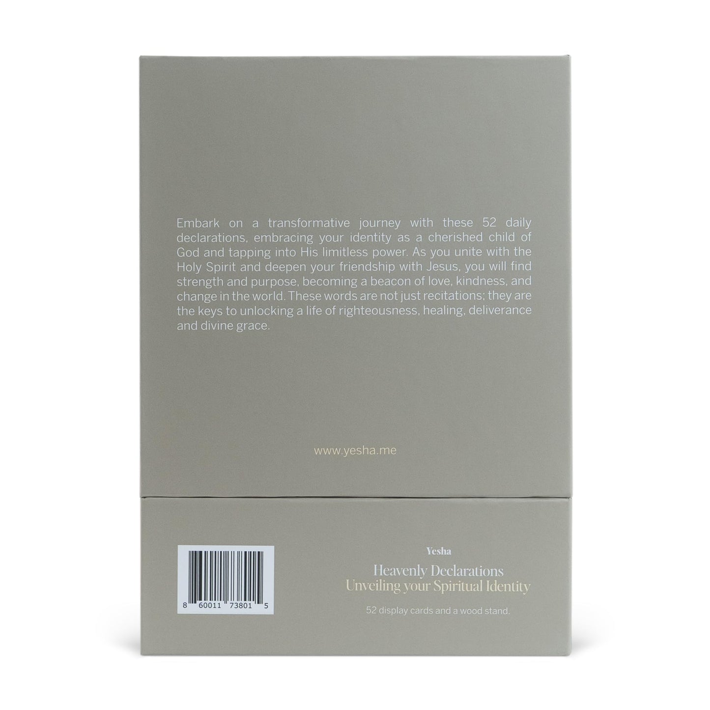 Christian Bible Verse & Affirmation Cards Box with Stand – 52 Daily Scripture Cards for Women & Men’s Prayer, Meditation, and Spiritual Growth – Inspirational Gift for Positive Faith and Encouragement
