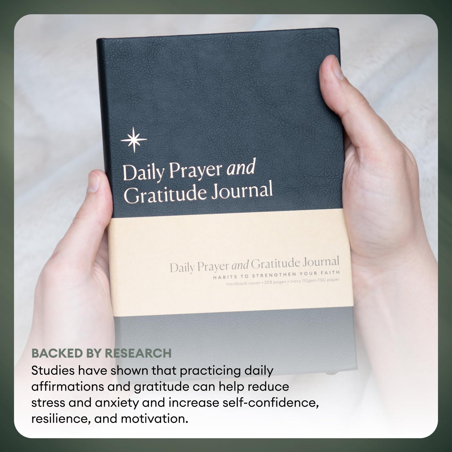Christian Daily Prayer & Gratitude Journal, Faith Based Daily Planner, Biblical Affirmations, Prayer Requests, Prayer Journal, Bible Journal For Women & Men